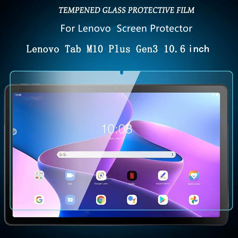 Vidrio templado para Lenovo Tab M10 Plus Protector de pantalla de tercera generación para Lenovo Tab M10 Plus 3. a generación película protectora para tableta de 10,6 pulgadas