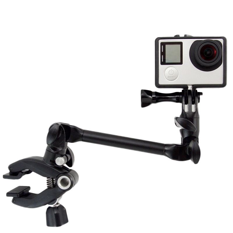 Verstelbare Instrument Gitaar Muziek Jam Mount Roterende Podium Klem voor GoPro Hero 8 7 6 5 3 4 SJCAM Xiaoyi goPros accessoires