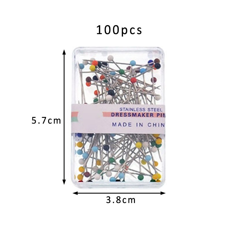 Naaien Gereedschap Plastic/Rvs Diy Dressmaking Pins Bloemisten Naaien Pin 3 Kleuren Voor Corsage Multi Purpose Parel Hoofd