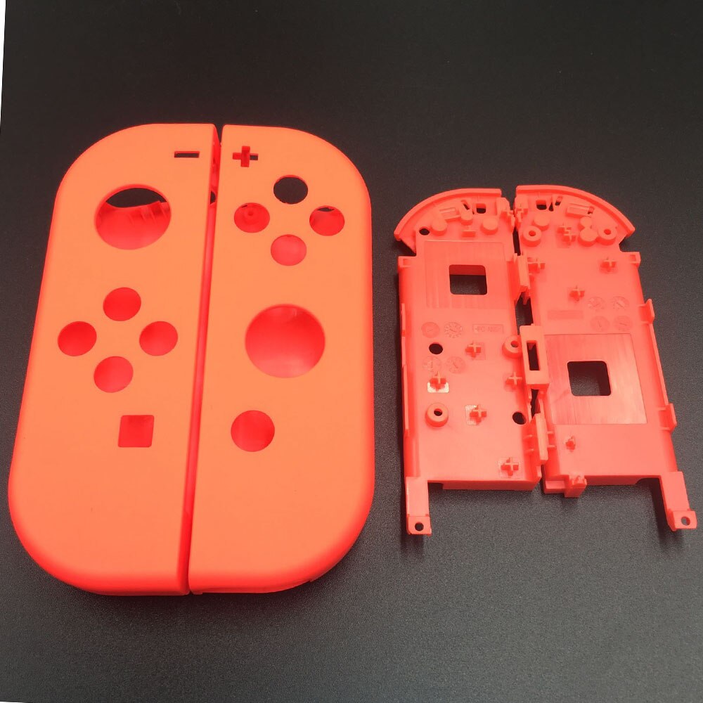 Custodia Borsette Della Copertura di Caso per Nintend Interruttore NS Controller Joy-Con Trasparente di Ricambio Custodie per Nintendo Interruttore di Protezione: Arancione