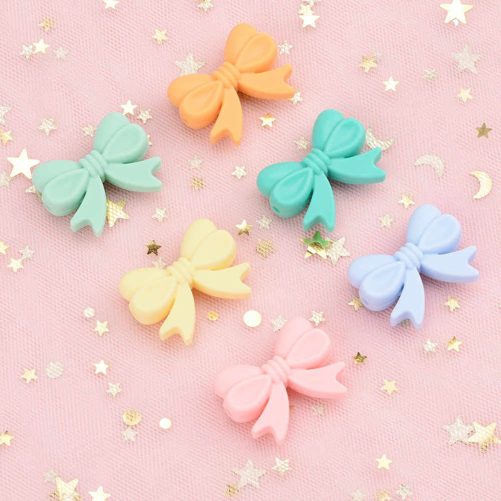 LOFCA – perles couronne en Silicone, 10 pièces, sans BPA, de alimentaire, utilisées dans la fabrication de colliers, Bracelets, accessoires de bijoux