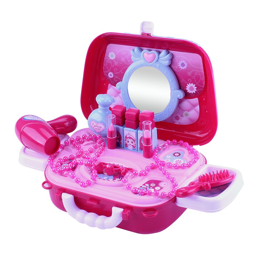 Kit cosmétique de Simulation pour enfants, jeu de rôle de 20 pièces, joli salon de beauté, outil de maquillage, Puzzle, jouet éducatif pour filles et garçons