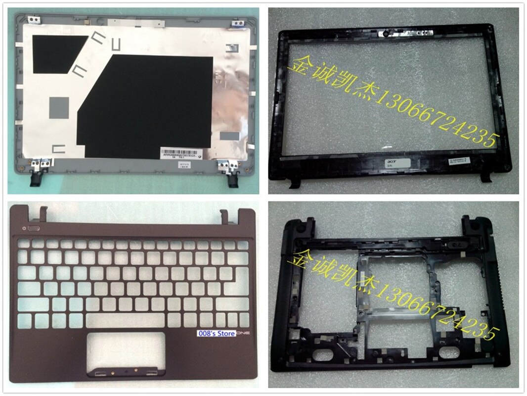 Cover For Acer Aspire One 756 C710 V5-171 Q1VZC V5-131 Top Back/Front Bezel/Palmrest Upper/Bottom Case/Hinges/LCD Cable