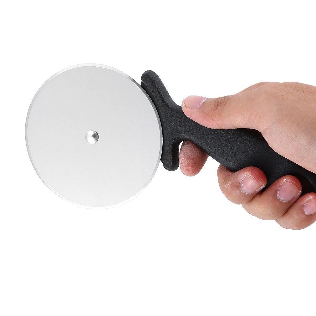 Stainless Steel Pizza Cutter with Anti-Skid Handle Pizza Wheel Slicer Kitchen Pizza Tool Dishwasher Safe