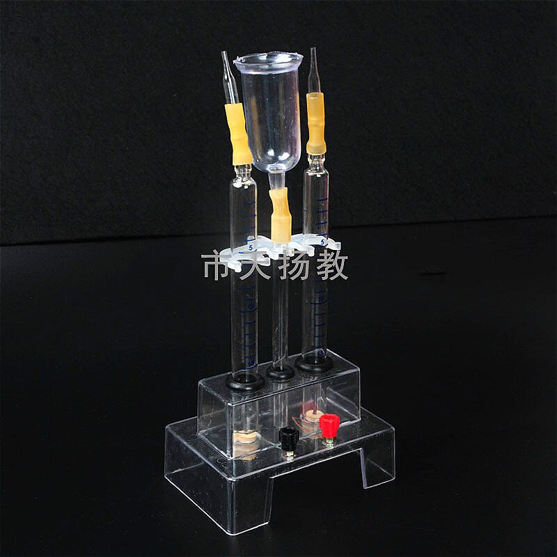 Wasser elektrolyse experimentelle gerät Chemische Experiment ausrügestochen von elektrolytischen wasser Demonstrator