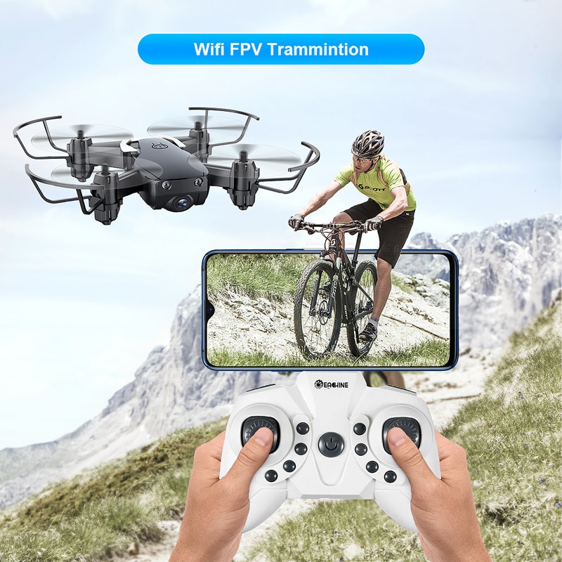 Eachine E61 Mini Drone Hight Hold Mode RC Quadcopter RTF WiFi FPV Foldable Helicopter VS HS210