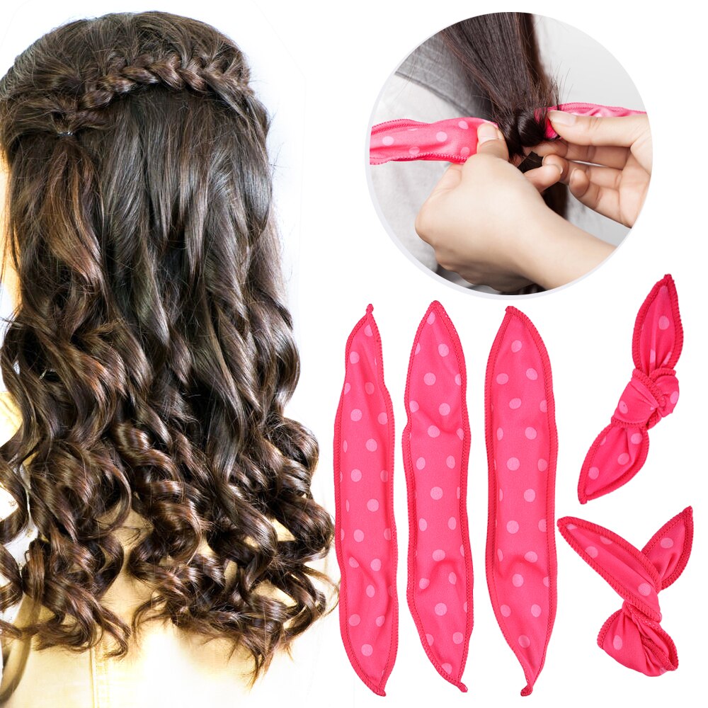 Haar krultang spiraal rollers slaap styler magische krultang roller