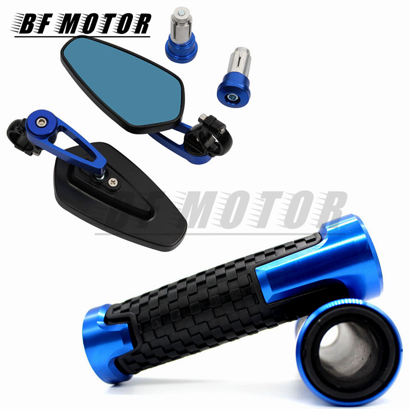 Acessórios para motocicletas, espelho retrovisor para guidão, para z250 z300 z400 z650 z750 z800 z900 z1000 zx6r 10r z650rs 1000 r/sx: Laranja