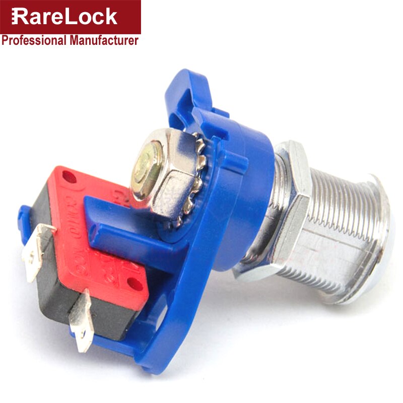 Rarelock Start Key Switch Lock for Game Machine Equipment Brass Key DIY Furniture Hardware a