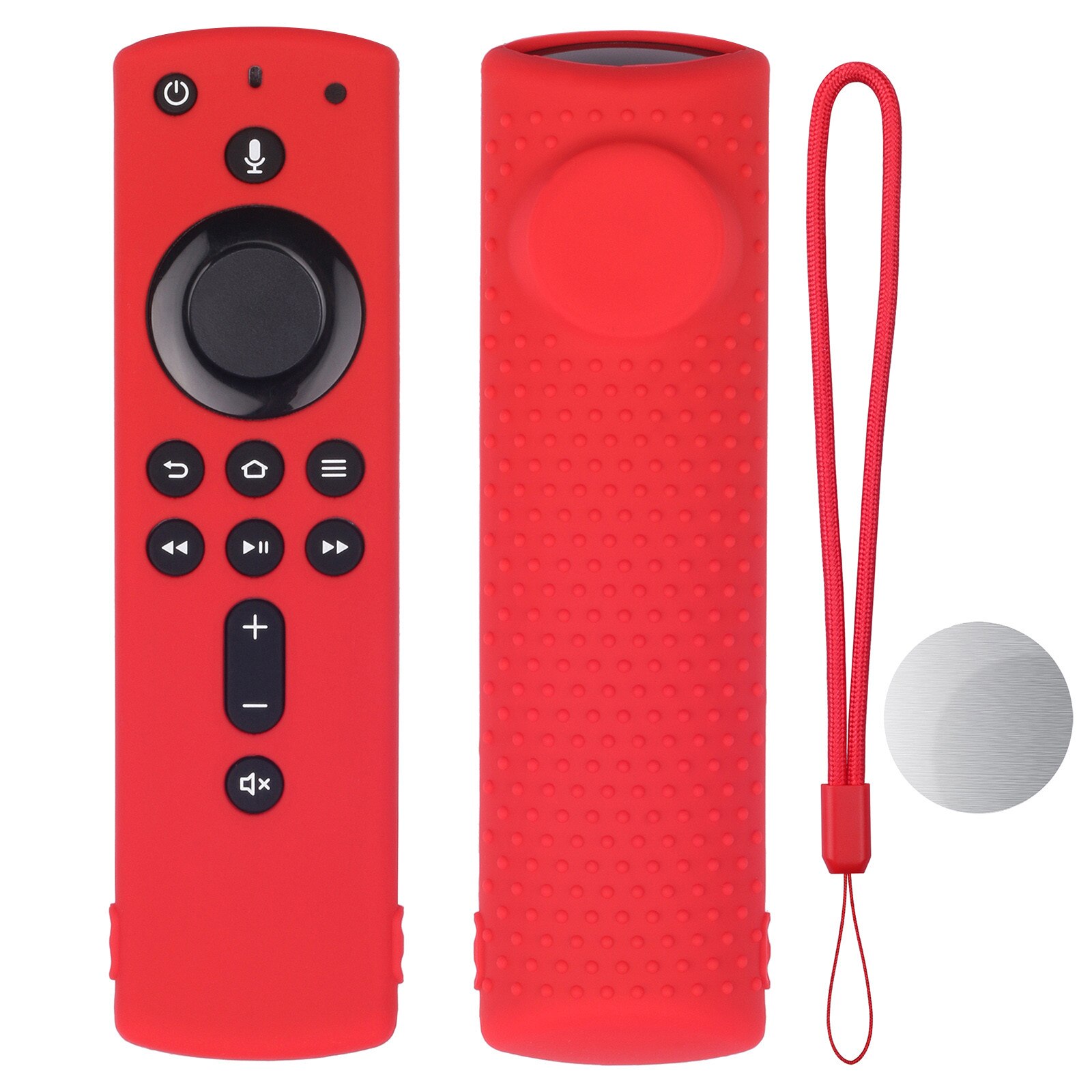 Silicone Protective Case For Fire Tv Stick Lite Remote Shockproof Cover Full Protective Case Cover Protector Accessories: L