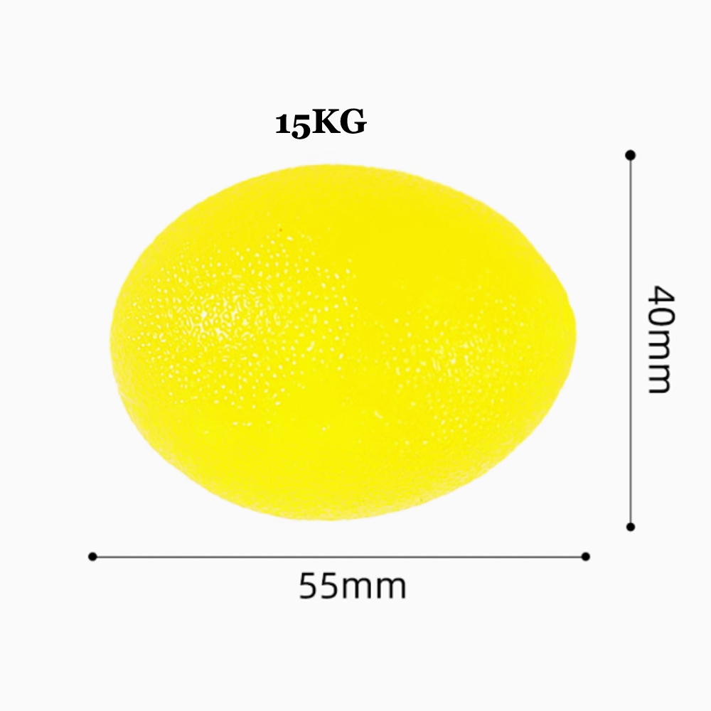 Silikon håndgrep ball egg treningsstudio Fitness finger tung mosjonist styrke muskelgjenoppretting griper trener stressavlastende klemme: beige