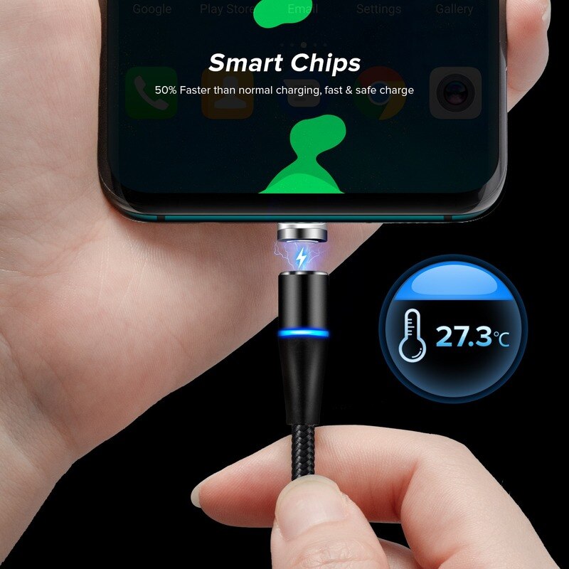 Ładowarka magnetyczna kabel USB typu C robić Huawei P30 P20 zawodowiec kumpel 20 10 9 Honor 20 magnes mikro USB rodzaj-c szybkie ładowanie przewód telefoniczny