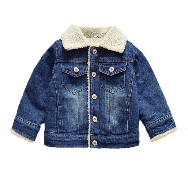 Koreanische Klassische Stil Kinder Kaschmir Mantel Für Jungen Herbst Winter Kaschmir Wolle Mantel Kleinkind Winter Pelz Denim Mantel Baby Warm jacke