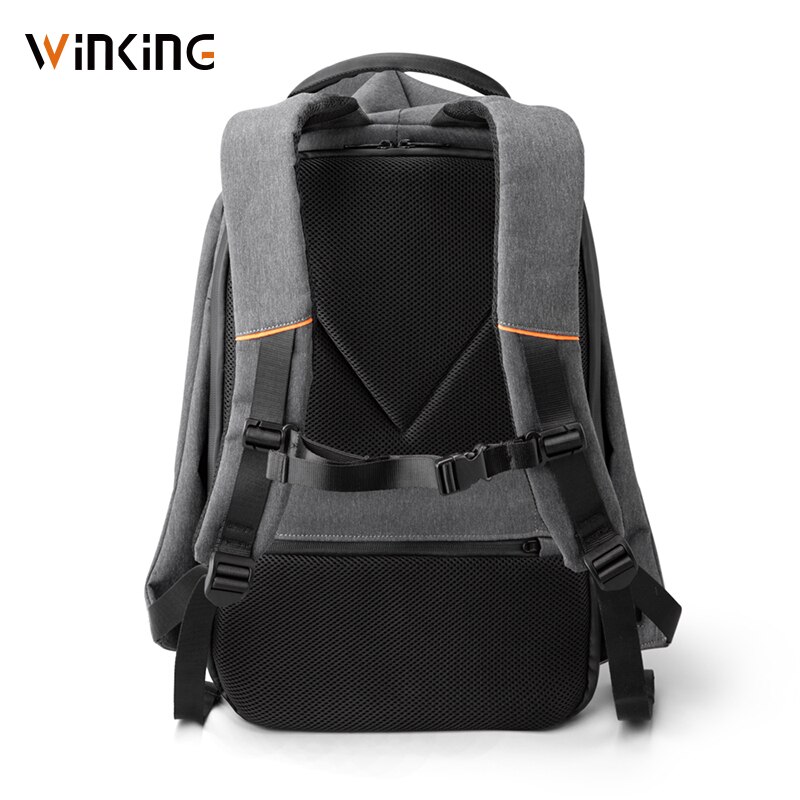 Kingsons Stijl Mode Multifunctionele Mannen Travelling Usb Opladen Rugzak Voor Tiener En Mannelijke Waterdicht Anti-Diefstal Tas