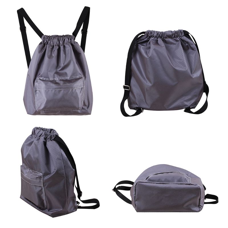 Swimming WaterProof Wet and Dry Separation Cord Backpack women's casual Drawstring Beach bag