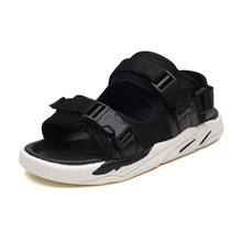 Mode Vrije Tijd Zomer Sandalen voor Mannen Canvas Basic Lage Strand Sandalen Basic Voor Achter Band Gemengde Kleuren Ademend Schoenen