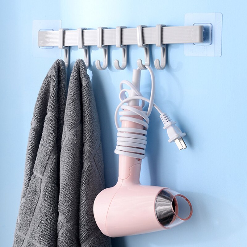 Crochet mural auto-adhésif, porte-manteau mural, porte-clé pour vêtements, petite porte de chambre à coucher, support décoratif