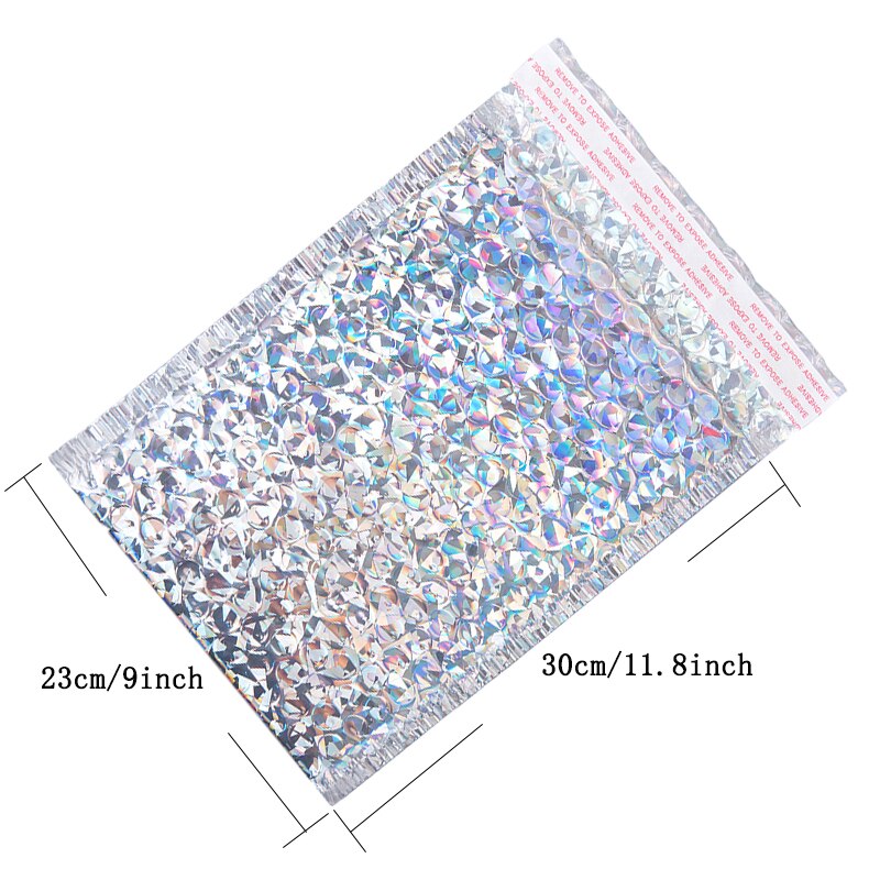 50 PCS/Lot Rose Gold Plastic Bubble Envelopes Bags, Padded Envelope, Waterproof Bubble Bags