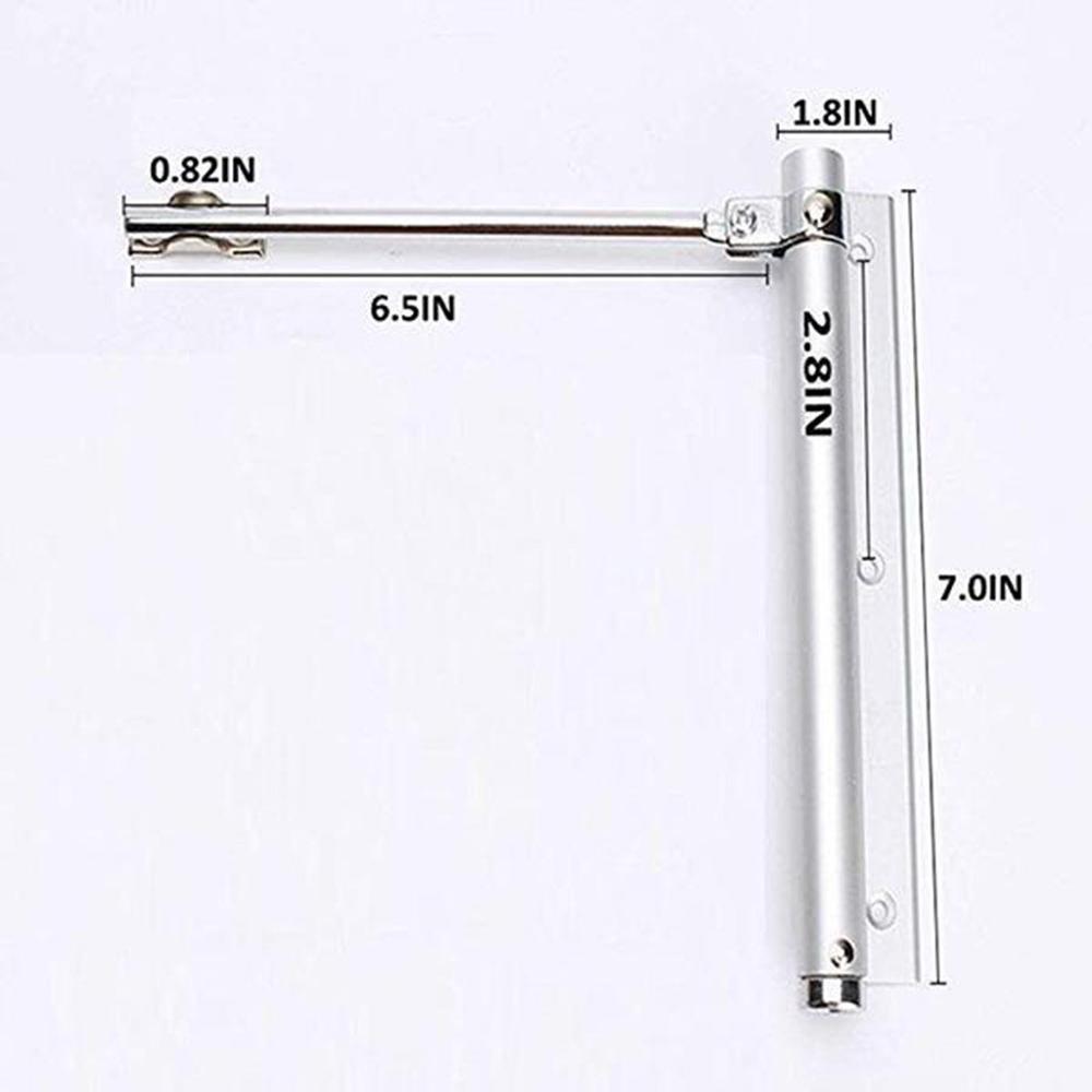 Door Closer Single Spring Strength Adjustable Surface Mounted Stainless Steel Automatic Closing Fire Rated Door Hardware QE