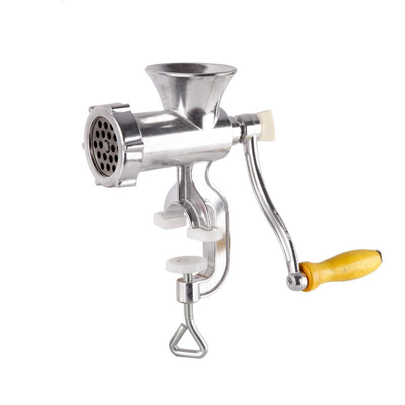 manual meat grinder and sausage maker stuffer stand mixer kitchenaid stainless steel mincer machine for home use: Default Title