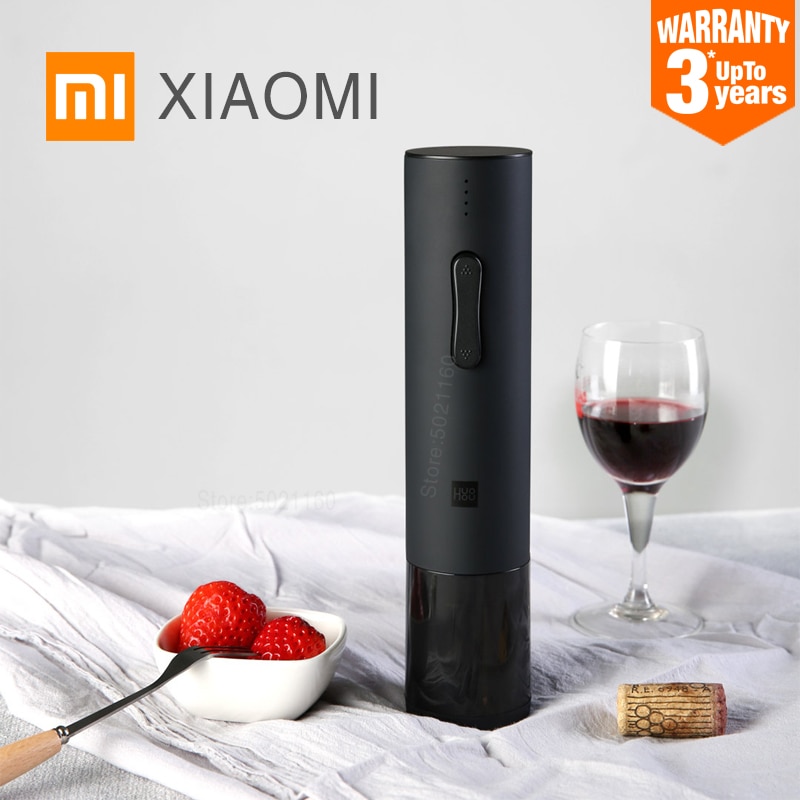 Xiaomi Mijia Elektrische Wijn Opener Automatische Flesopener Aluminiumfolie Cutter Oplaadbare Wijn Kurkentrekker Keuken Gereedschap
