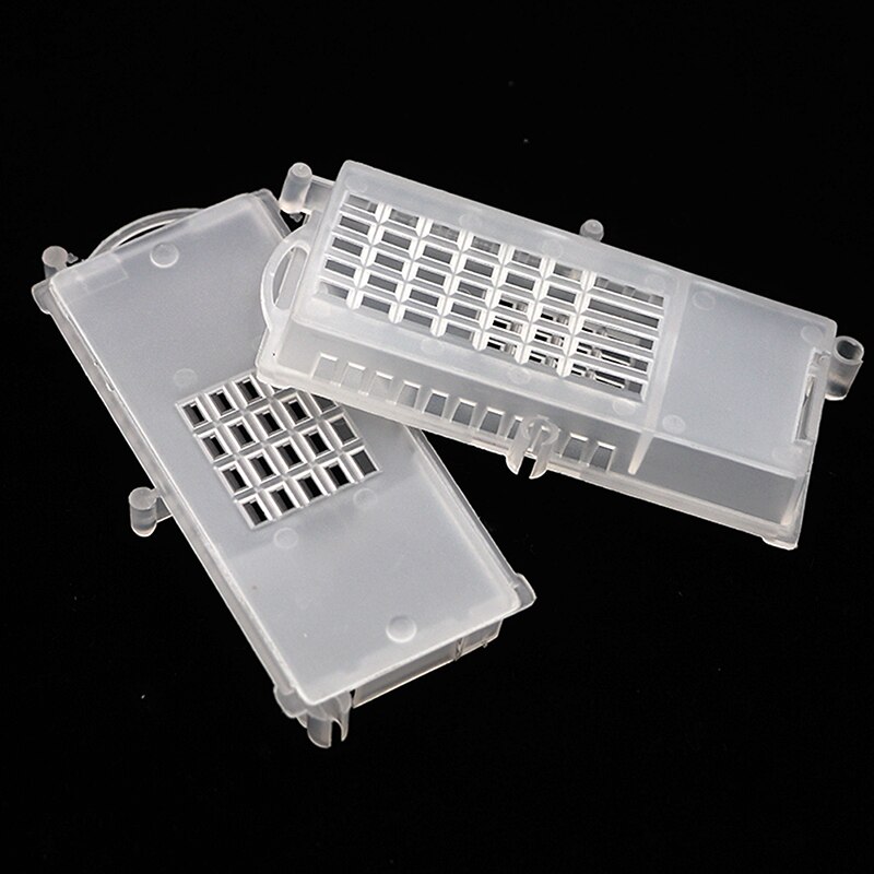 20 PCS Bee Tools Bee Transport Hive cages Beekeeping Equipment Queen house Beehive White transparent Queen Bee Cage