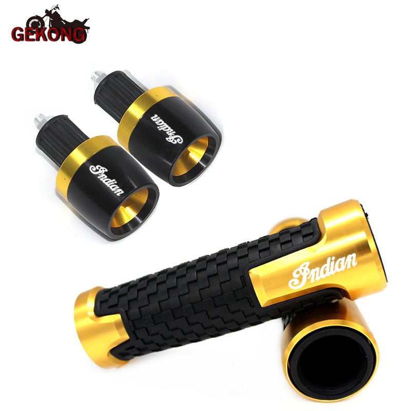Fit For Indian FTR 1200 S FTR1200 Carbon / Rally Chief VINTAGE Scout Motorcycle Handlebar Hand Grips Handle Bar End Cap: Beige