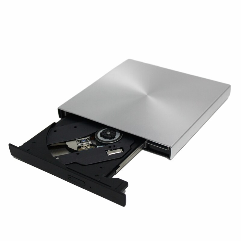 Usb 3.0 Dvd Brander Aluminiumlegering Externe Cd Speler Slim Draagbare Optische Drive Voor Macbook Notebook Laptop/Windows