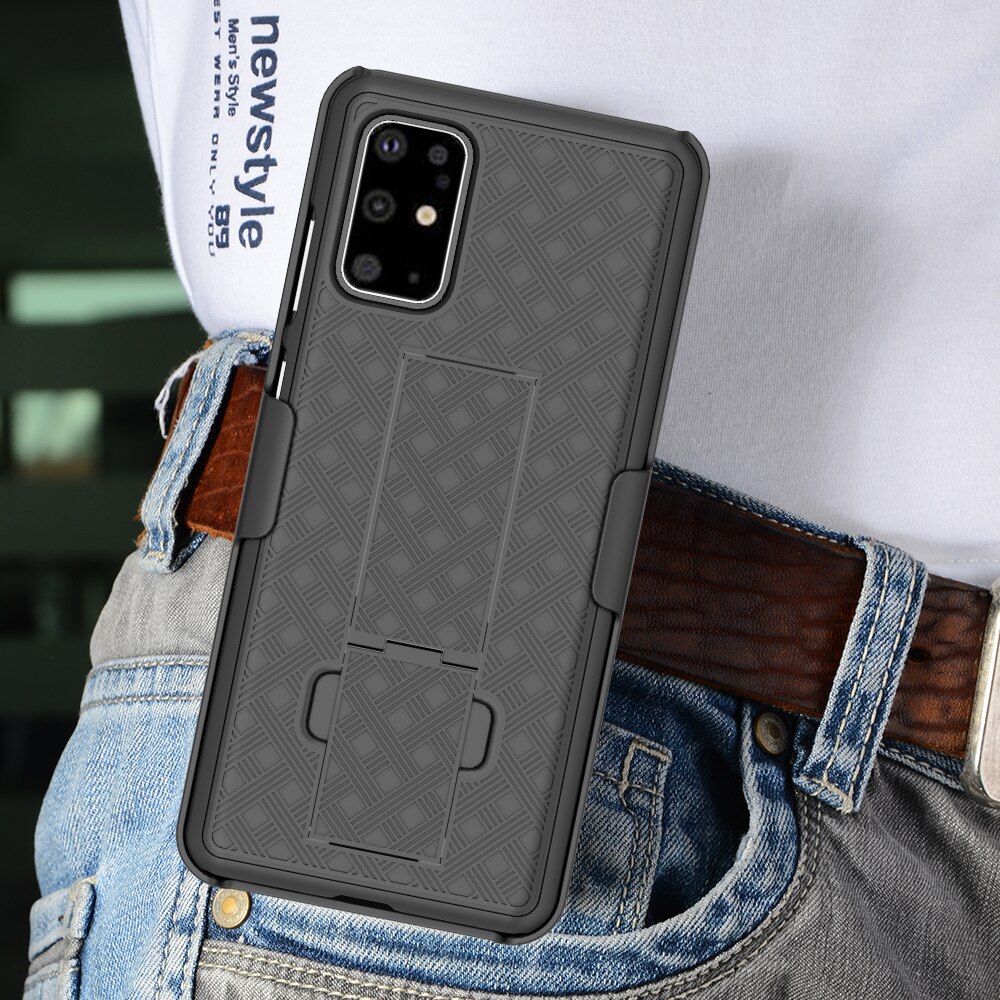 Sportowe etui z futerałem na pasek zaczep na pasek odporny na wstrząsy pokrywa dla Samsung Galaxy S20 FE S21 Ultra S9 Plus S10e uwaga 10 uwaga 20 okładka telefonu