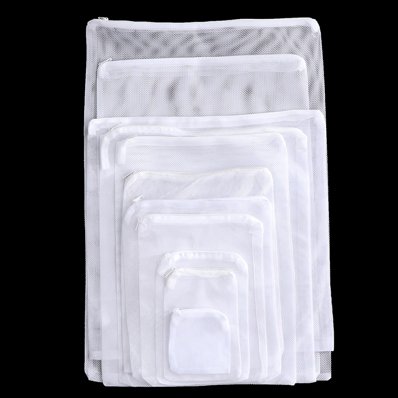 1pc Aquarium Filter beutel wieder verwendbare Fein Filter Medien beutel mit Reiß verschluss für frische Salzwasser Panzer Harze Filter Aktivkohle
