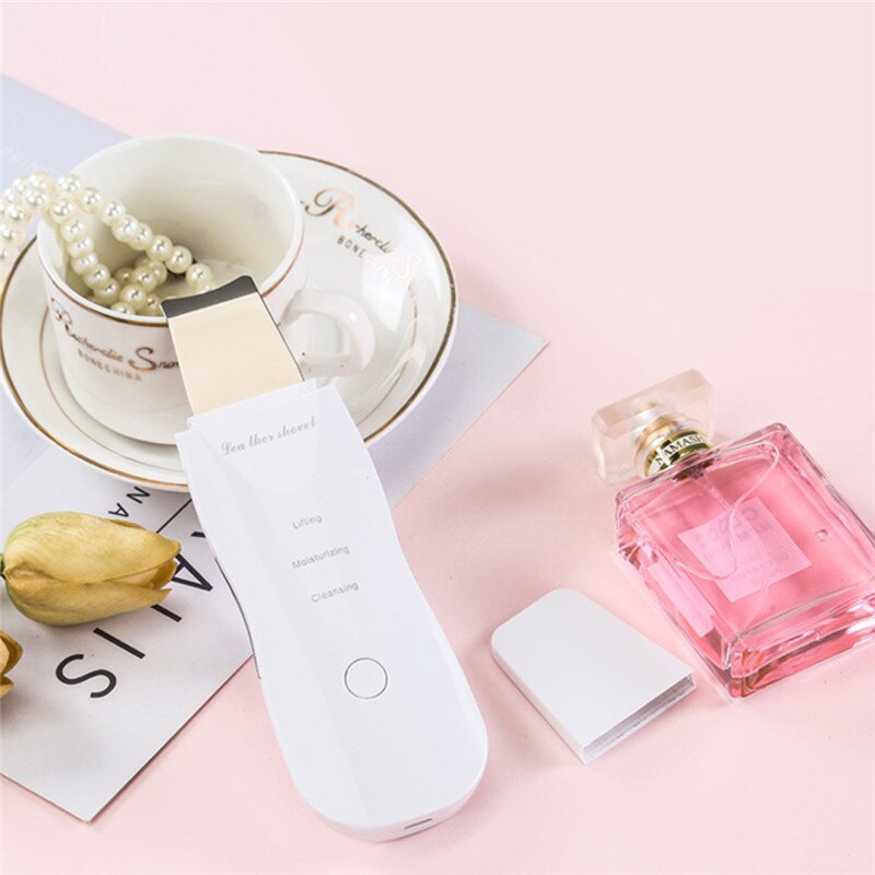 Beauty Star-limpiador Facial ultrasónico, limpiador Facial ultrasónico para limpieza de la piel, exfoliante, eliminación de espinillas, limpiador de poros, depurador Facial