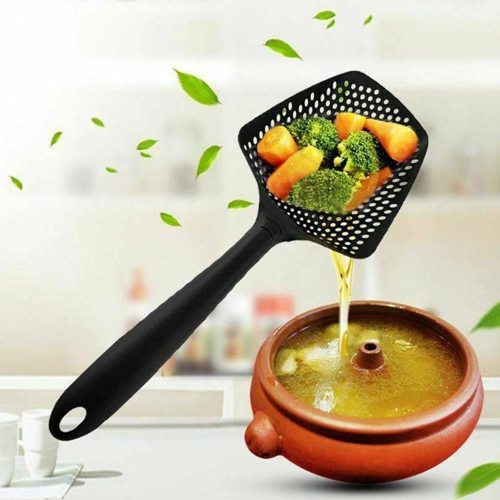 Home Tools 1Pc Kitchen Large Scoop Colander Pasta Heat Resistant Strainer Plastic Ice Cream Scoop