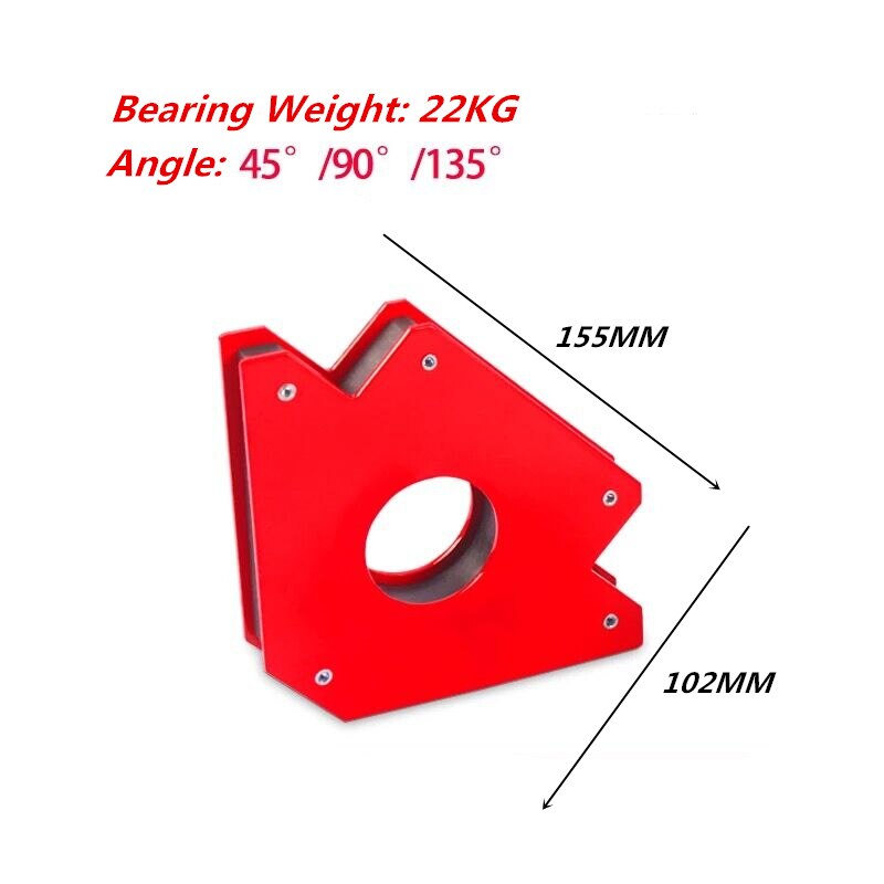 Multiangle Welding Magnetic Tool Positioner Welding Angle Auxiliary Fixing Clip Neodymium Strong Magnet Right Angle Bevel Fixed: C