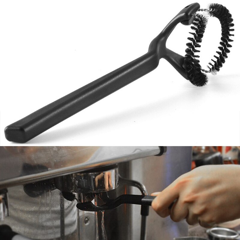 Coffee Machine Brush Cleaner Coffee Maker 58mm Espresso Group Head Cleaning Round Brushes Barista Grinder cleaning Tools