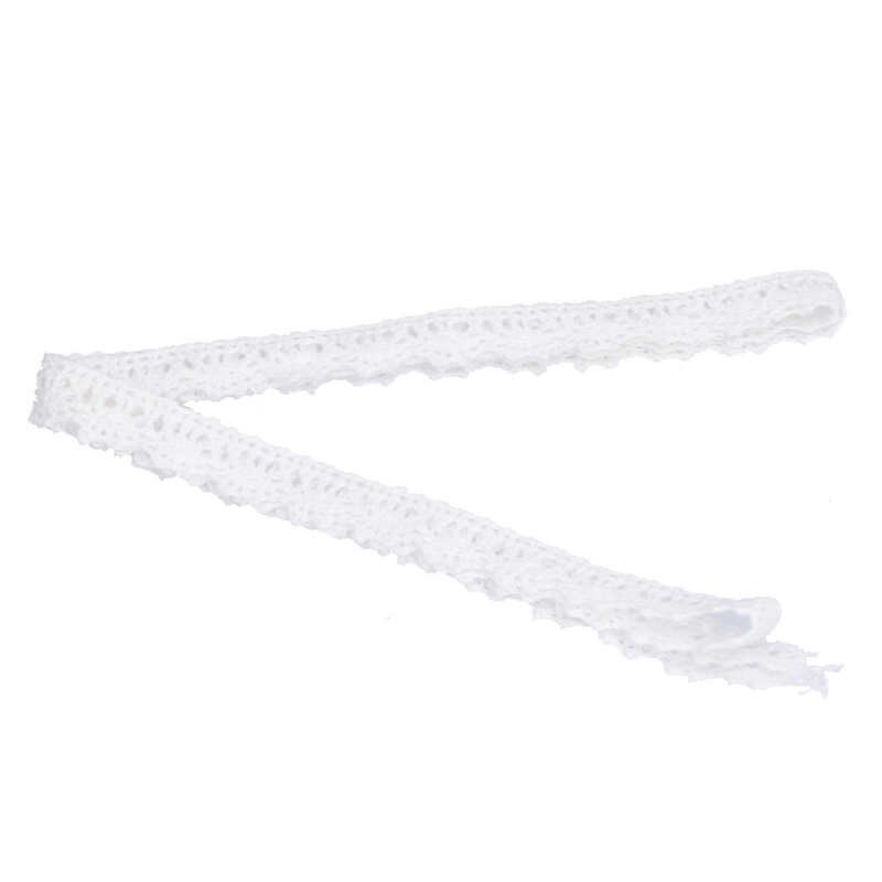 Lace Ribbon Soft Touch Lace Trim Clear Pattern for... - Vicedeal - Closed-Weave Hypoallergenic Soft-Touch Lacing