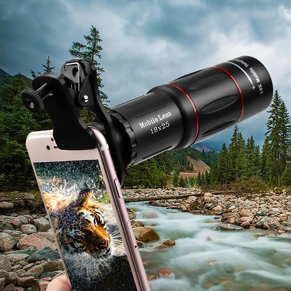 Mobile Phone Telephoto Lens Universal External Zoom Camera Lens 18 Times Far Away from the Concert