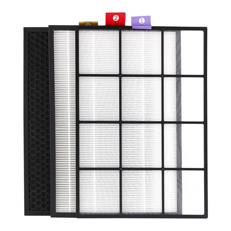 3PCS Filters For Honeywell Air Purifier PAC35M Series JAC35M Series KJ300F Series Filter Replacement Accessories Parts: Default Title