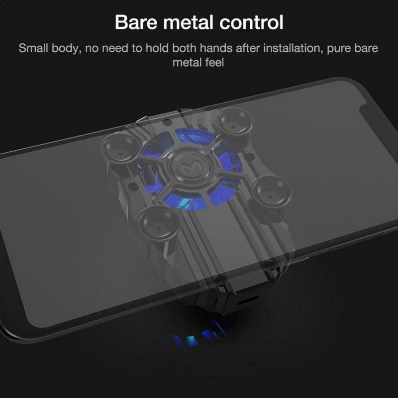 FL01-soporte de ventilador de refrigeración para móvil, controlador de radiador móvil para iPhone 11 PRO, Xs, Samsung