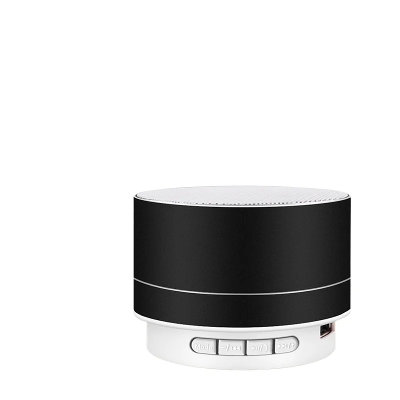 Bærbar mini bluetooth-højttaler super bas subwoofer trådløs bluetooth-højttaler trådløs højttaler: Sort