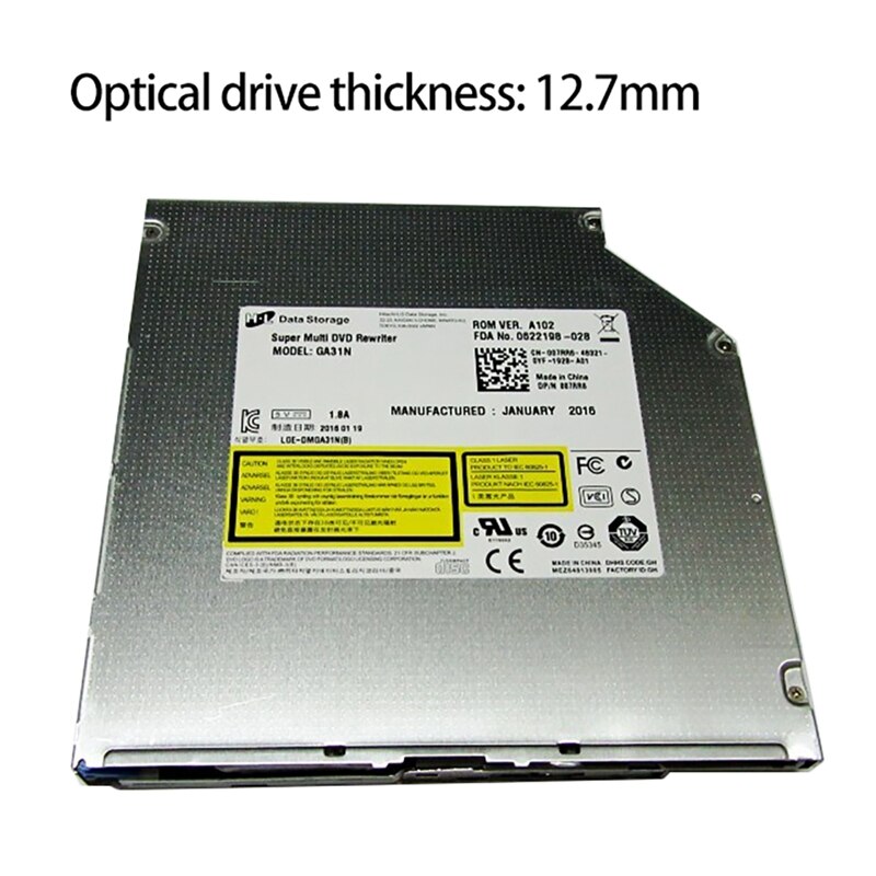 DVD Burning Optical Drive for DELL Alien 18 M18XR1 M17XR3 SATA Serial Port Inhaled 12.7mm Laptop Built-in Optical Drive