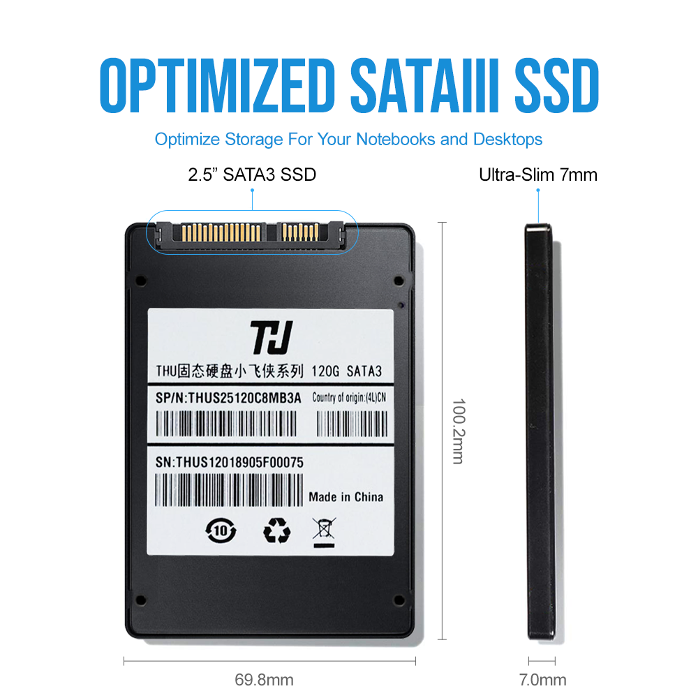 Do SATA3 Ssd 120 Gb 240 Gb 480 Gb 1 Tb 2.5 "Interne Solid Hard Drive Voor Laptop Desktop hdd Vervanging Voor Verhogen Prestaties