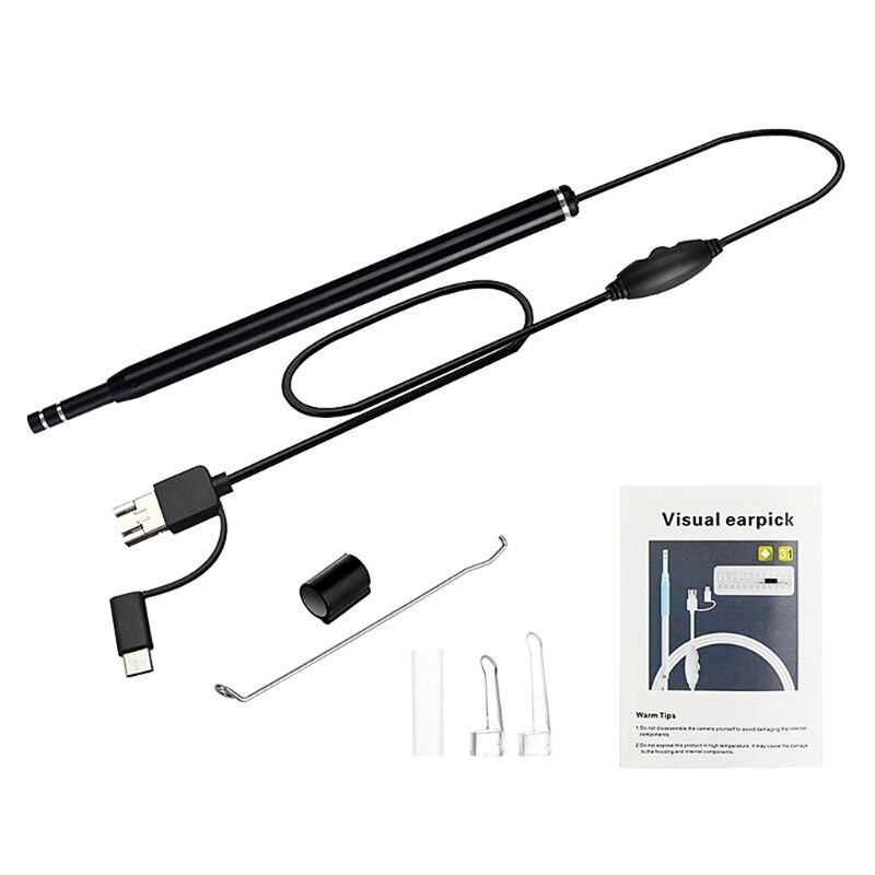 AN97 Mobile Phone OTG USB Endoscopy Camera 5.5mm/7mm Lens Waterproof 6 Adjustable LED Lights Inspection Endoscope