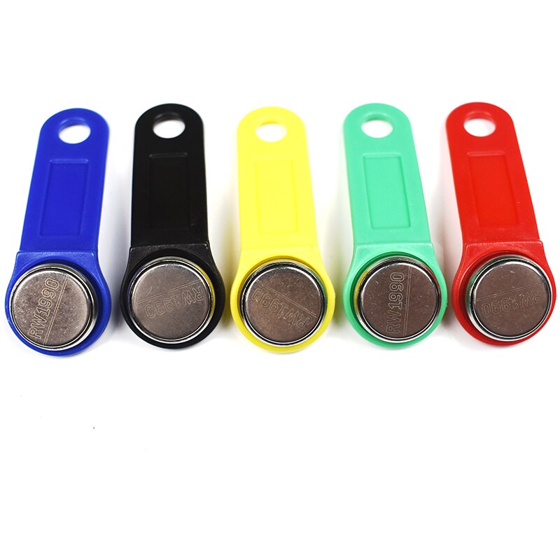 Llave de memoria táctil RFID regrabable, RW1990 iButton, tarjeta de copia, llave de Sauna, 5 unids/lote
