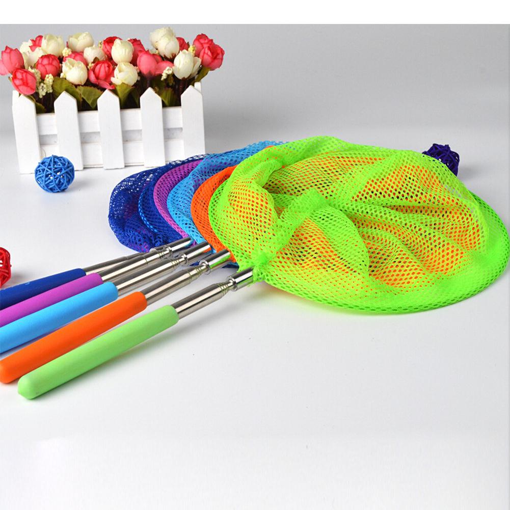 Uitschuifbare Nylon Insect Netto, Telescopische Vlinder Netto, Bug Catcher Netten Vissen Tool voor Kinderen Speelgoed