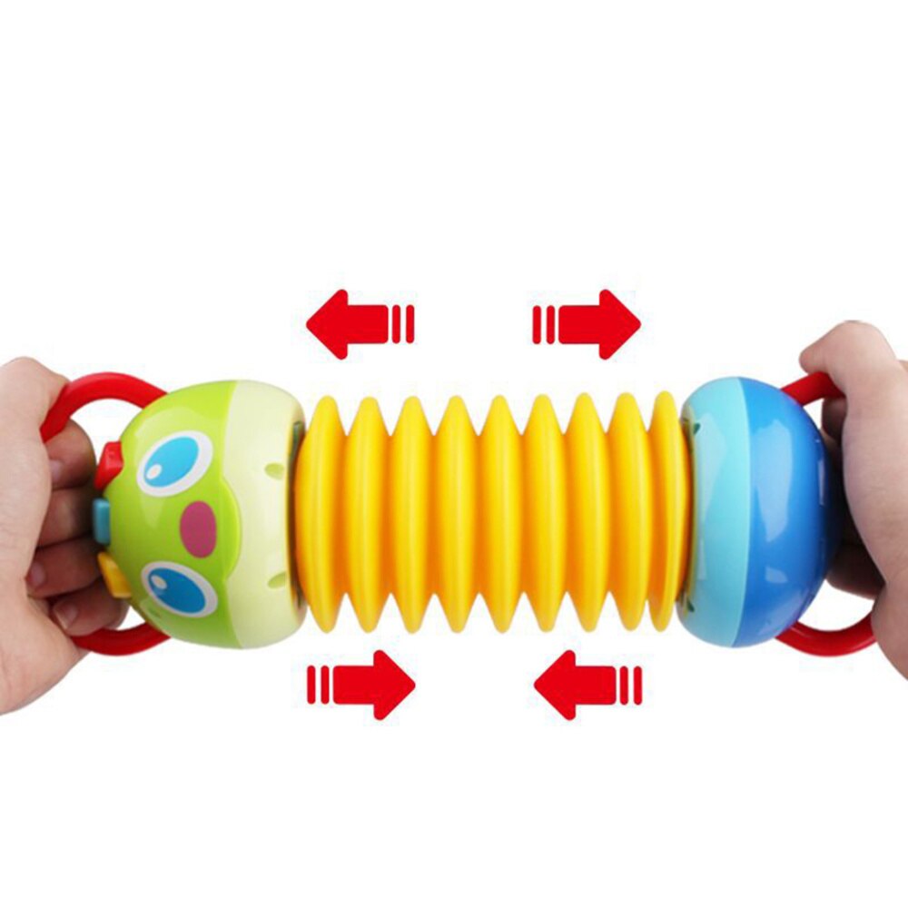 Raupenförmiges akkordeon, pädagogisches baby-musikinstrument für die frühe kindheit