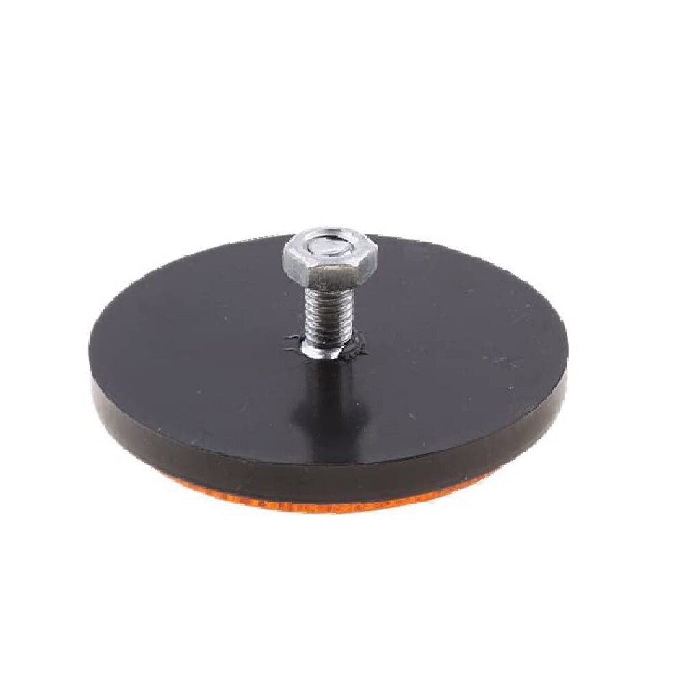 2 Pcs Round Motorcycle Reflector Universal 60mm Reflective Side Lights for Car Truck Trailer Orange