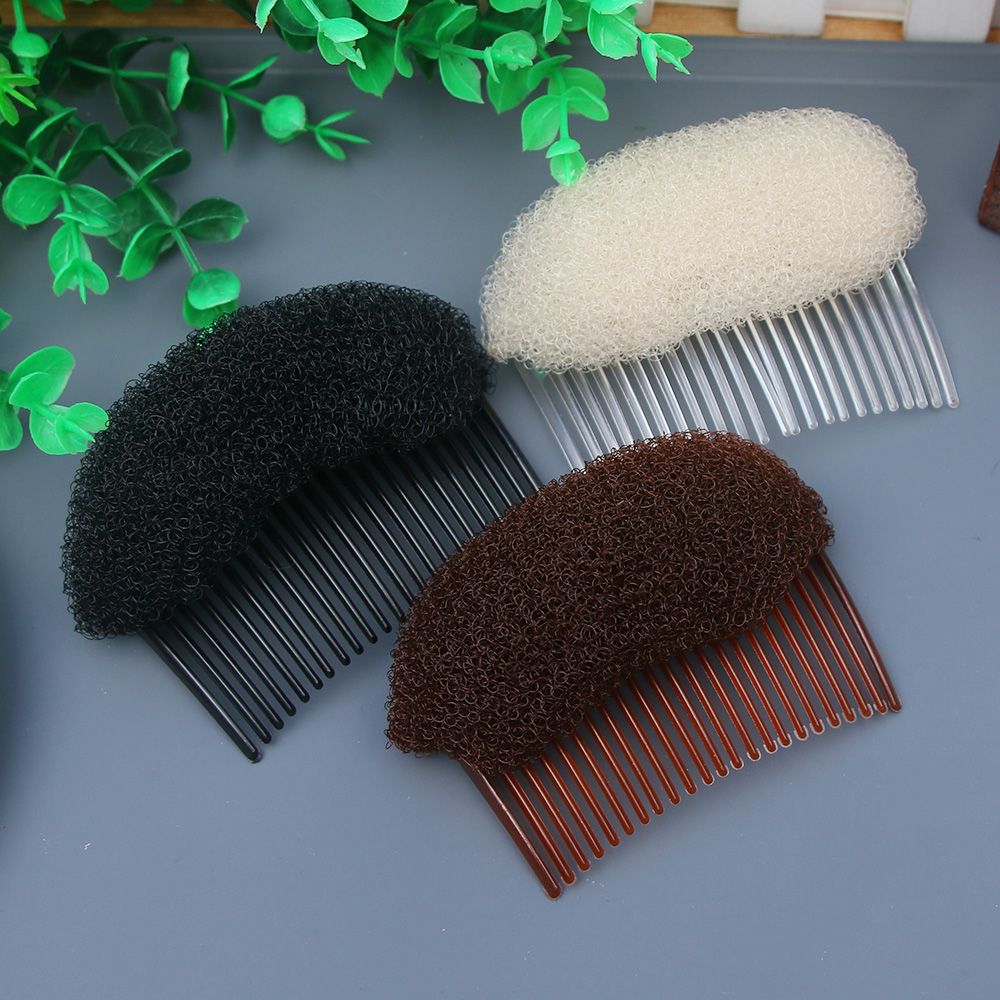 1pcs Profession Hair Styler Volume Bouffant Beehive Shaper Bumpits Foam On Clear Comb Hair Styling Accessories For Women Girls