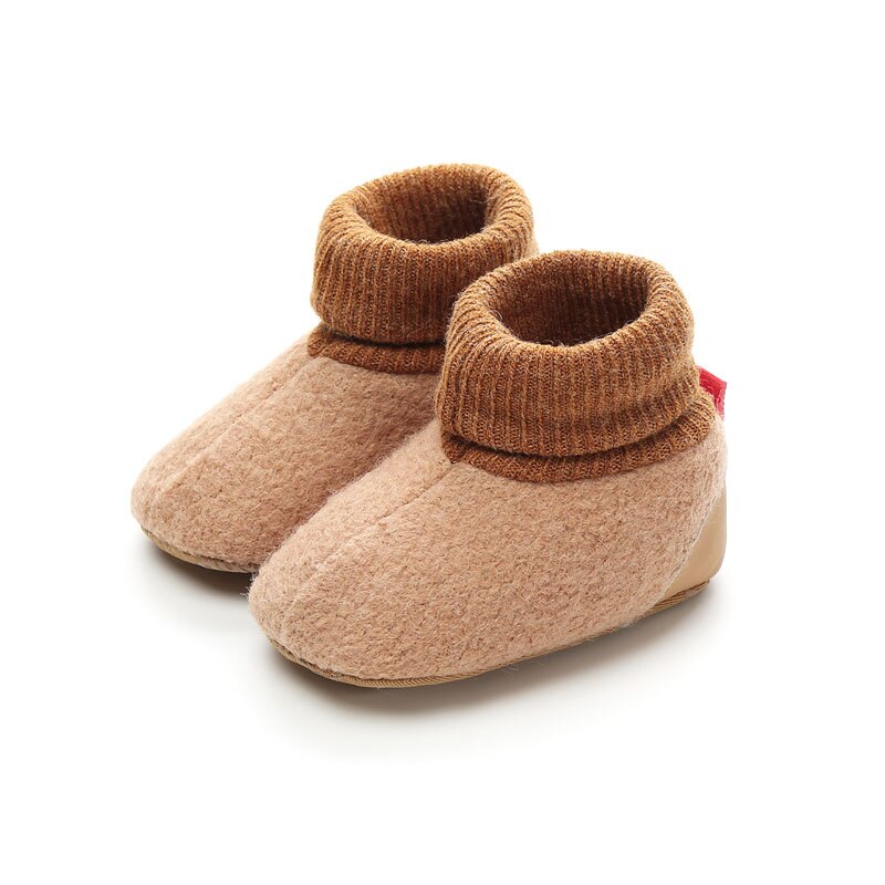 Winter baby jongens meisjes plus fluwelen warme laarzen baby jongen meisje antislip peuter instappers baby peuter eerste loopschoenen: Model 4 / 5