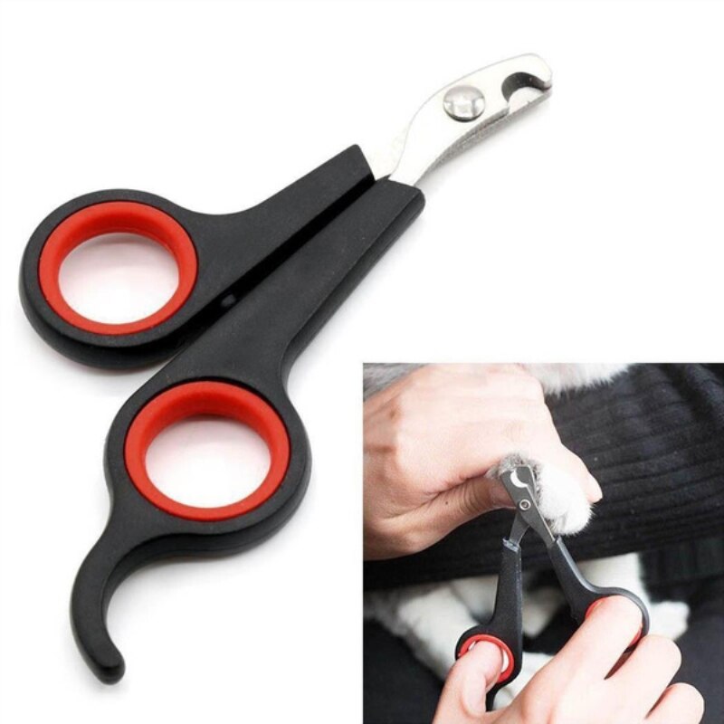 Coupe-ongles en acier inoxydable pour chien, outil de manucure pour orteils, griffes d&#39;animaux de compagnie, ciseaux de toilettage pour chiot, chat, lapin