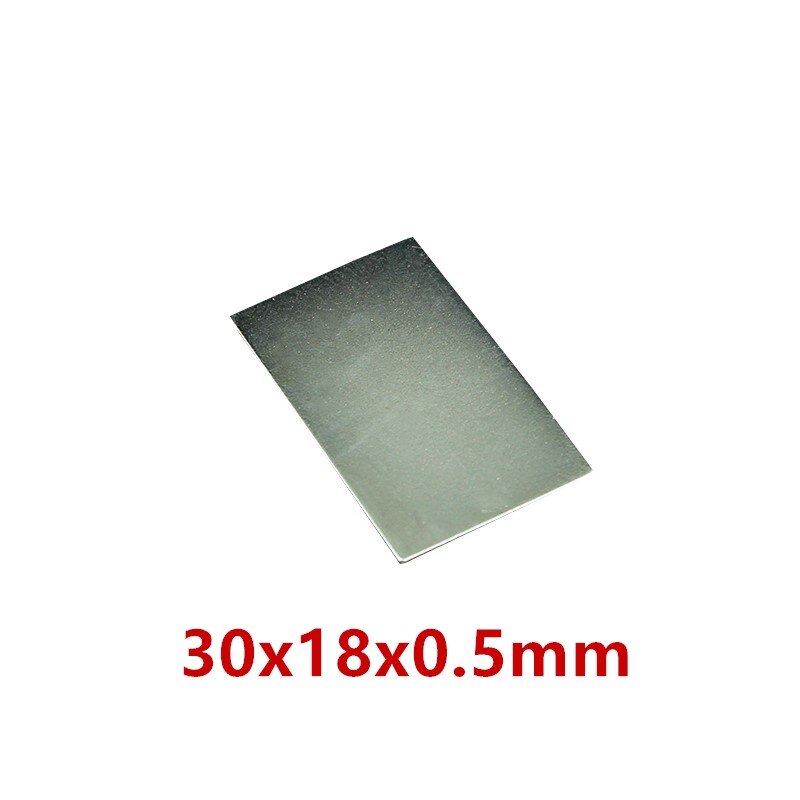 thin magnet	0.5 mm magnet sheet 10x0.5 12x0.5 15x0.5 20x0.5 30x18x0.5 5x5x0.5 mm Axial Magnets 10mm 12mm 20mm tiny magnets: 30x18x0.5mm   1PCS